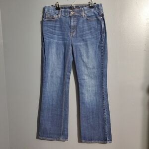 Levi's Perfect Waist 525 Bootcut Womens Jeans Dark Wash Size 14